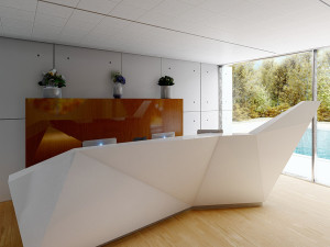Reception Counter 18 3D-Modell