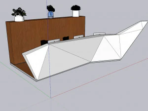Reception Counter 18 3D Model