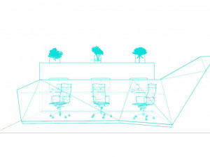 Reception Counter 18 3D-Modell