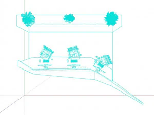 Reception Counter 18 3D Model