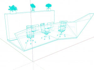 Reception Counter 18 3D Model