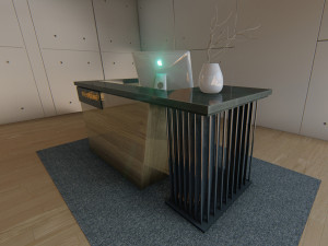 Reception Counter 11 Modelo 3D