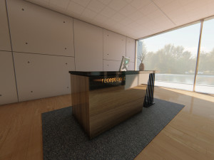 Reception Counter 11 3D-Modell