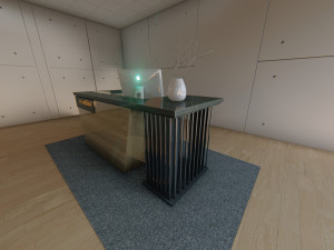 Reception Counter 11 3D-Modell
