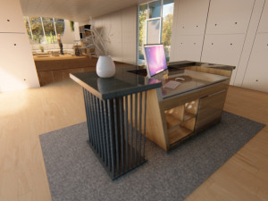 Reception Counter 11 3D-Modell