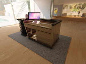 Reception Counter 11 3D-Modell