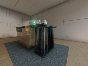 Reception Counter 11 3D-Modell