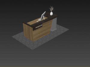 Reception Counter 11 3D-Modell