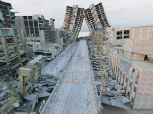 廃墟の街 破壊された街並み 3Dモデル