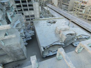 Ruined City Destroyed Cityscape Model 3D