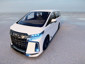 Toyota Alphard TRD 3Dモデル