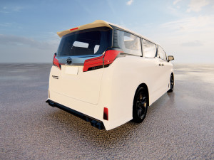 Toyota Alphard TRD 3Dモデル