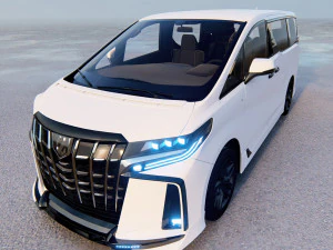 Toyota Alphard TRD 3D Model