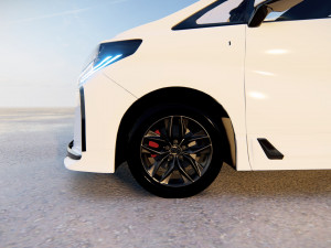 Toyota Alphard TRD 3Dモデル