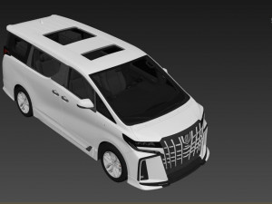 Toyota Alphard TRD 3Dモデル
