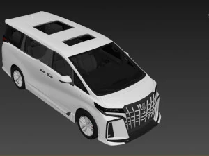 Toyota Alphard TRD 3D Model
