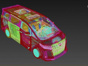 Toyota Alphard TRD 3Dモデル