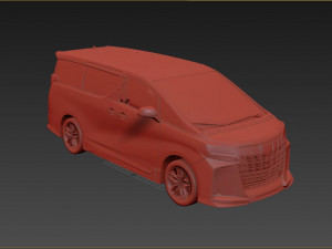 Toyota Alphard TRD 3Dモデル