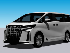 Toyota Alphard TRD 3Dモデル