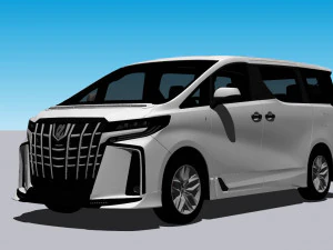 Toyota Alphard TRD 3D Model