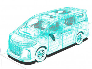 Toyota Alphard TRD 3Dモデル