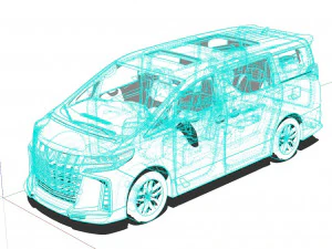 Toyota Alphard TRD 3D Model