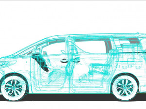 Toyota Alphard TRD 3Dモデル