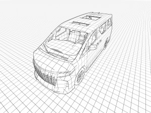 Toyota Alphard TRD 3Dモデル