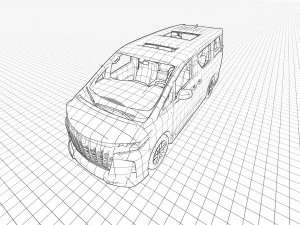 Toyota Alphard TRD 3D Model