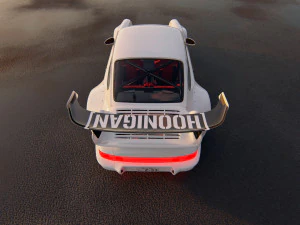 Tuned Porsche 911 Turbo 1991 3D Model