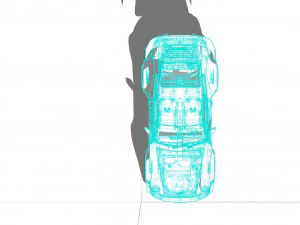 Tuned Porsche 911 Turbo 1991 3D Model