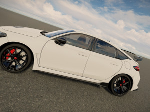 Honda Civic Type R 2023 3D Model