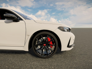 Honda Civic Type R 2023 3D Model