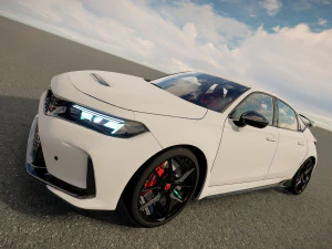 Honda Civic Type R 2023 3D Model