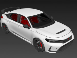 Honda Civic Type R 2023 3D Model