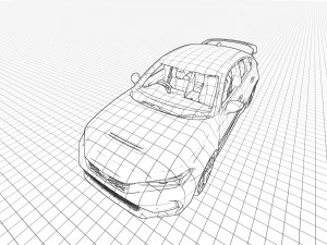 Honda Civic Type R 2023 3D Model