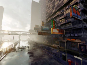 Hong Kong Lowpoly 3D Model