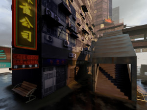 Hong Kong Lowpoly Modello 3D