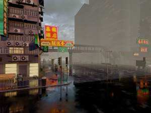 Hong Kong Lowpoly Modello 3D