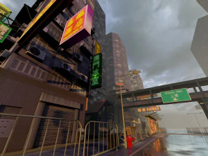 Hong Kong Lowpoly 3D Model