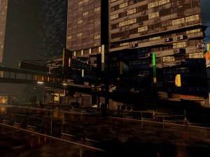 Hong Kong Lowpoly 3D Model