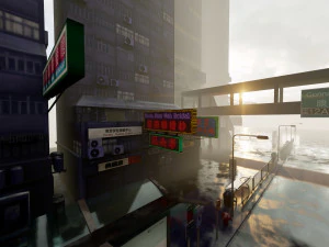 Hong Kong Lowpoly 3D Model