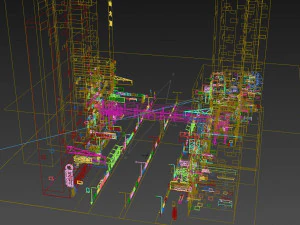 Hong Kong Lowpoly 3D Model