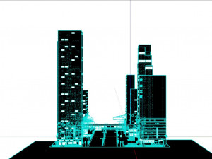 Hong Kong Lowpoly Modello 3D
