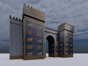 Ishtar Gate Modelo 3D