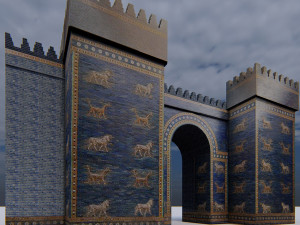 Ishtar Gate 3D Model
