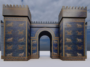 Ishtar Gate 3D Model