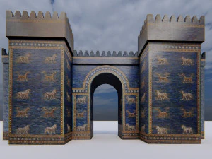 Ishtar Gate 3D Model
