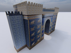 Ishtar Gate 3D Model