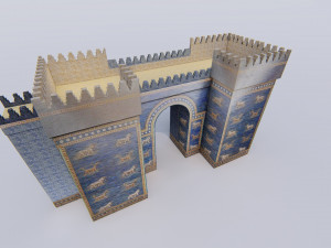 Ishtar Gate 3D Model